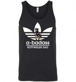 $24.95 – A-Badass Rottweiler Dad T-Shirts Gift for Dog Lovers Unisex Tank