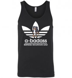 $24.95 – A-Badass Bernese Mountain Dad T-Shirts Gift for Dog Lovers Unisex Tank