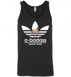 $24.95 – A-Badass Mastiff Mom T-Shirts Gift for Dog Lovers Unisex Tank