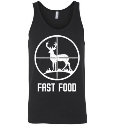 $24.95 – Fast Food Deer Hunting Shirts Funny Gift For Hunters Unisex Tank