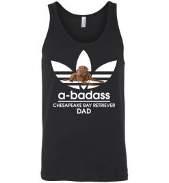 $24.95 – A-Badass Chesapeake Bay Retriever Dad T-Shirts Gift for Dog Lovers Unisex Tank