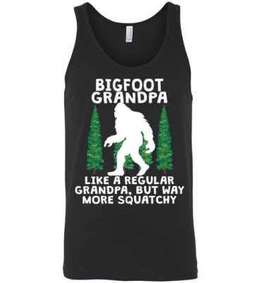 $24.95 – Bigfoot Grandpa Shirts Funny Sasquatch Gift Unisex tank