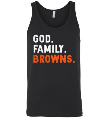 $24.95 – Christian Dad Father Day Gift God Family Browns Unisex Tank