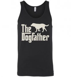 $24.95 – The Dogfather Golden Retrievers Shirts Funny Dog Dad Unisex Tank