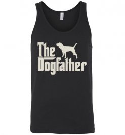 $24.95 – The Dogfather Beagle Shirts Funny Dog Dad Unisex Tank