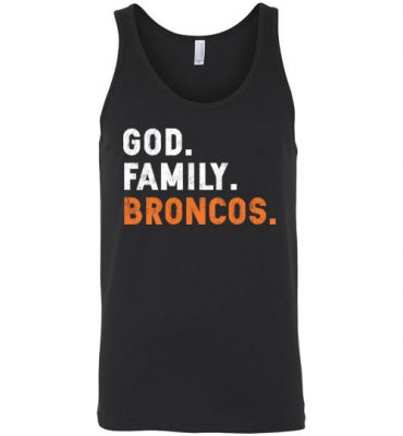 $24.95 – Christian Dad Father Day Gift God Family Broncos Unisex Tank