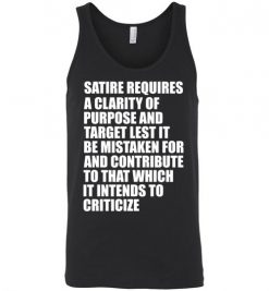 $24.95 - Funny Satire Sarcasm Unisex tank