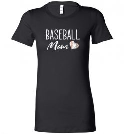 $19.95 – Baseball Mom T-Shirts Gift Lady T-Shirt