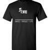 $18.95 – Bikes and Brews Funny Cyclist Life T-Shirt