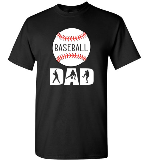 Baseball Dad T-Shirts Gift for Cool Dad Tees