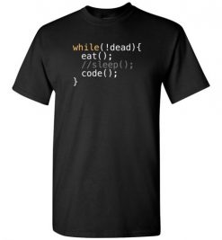 $18.95 – Eat Sleep Code Funny Programer T-Shirt