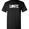 $18.95 – Love Baseball Graphic T-Shirts Gift for Baseball Mom T-Shirt