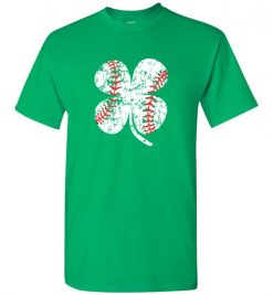 $18.95 – Baseball Shamrock T-Shirts Gift for St Patricks Day T-Shirt