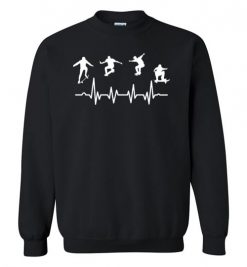 $29.95 – Skateboard Heartbeat Graphic Sweatshirt