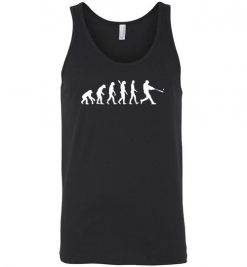 $24.95 – Evolution of Baseball T-Shirts Funny Baseball Gift Unisex Tank