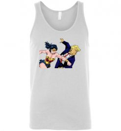 $24.95 – Wonder woman punching Trump Unisex Tank