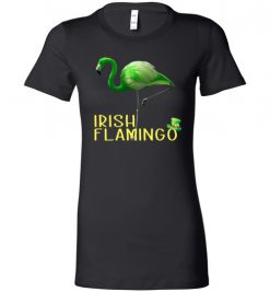 $19.95 – Irish Flamingo Funny St. Patrick Day Lady T-Shirt