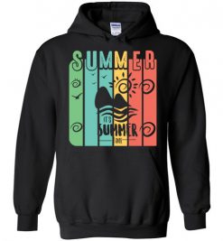 $32.95 – It is Summer Time Retro Vintage graphic Hoodie