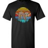 $18.95 – Lazy Sloth Retro Sunset Graphic T-Shirt