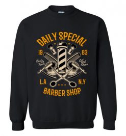 $29.95 – Daily Special Barber Shop L.A N.Y Funny T-Shirts Funny Veteran Father Gift Sweatshirt