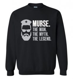 $29.95 – Mens Funny Murse T-Shirt Male Nurse Shirt RN LPN CNA Sweatshirt