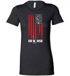 $19.95 – American ER Nurse Funny Funny Lady T-Shirt