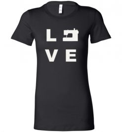 $19.95 – I Love Sew Funny Lady T-Shirt