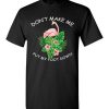 $18.95 – Don't make me put my foot down Funny Flamingo T-Shirt