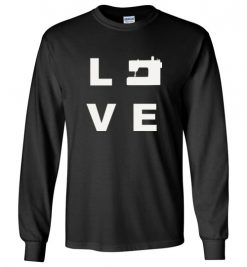 $23.95 – I Love Sew Funny Long Sleeve T-Shirt