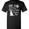 $18.95 – Black Labrador Retriever Love My Dog Saying Quotes T-Shirt