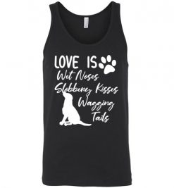 $24.95 – Black Labrador Retriever Love My Dog Saying Quotes Unisex tank