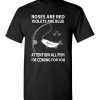 $18.95 – Roses Are Red Violets Are Blue - Attention All Fish, I'm Coming For You Funny T-Shirt