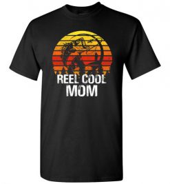 $18.95 – Reel Cool Mom Shirt - Bass Fish Gift Idea for Fisherwoman T-Shirt