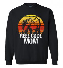 $29.95 – Reel Cool Mom Shirt - Bass Fish Gift Idea for Fisherwoman Sweatshirt