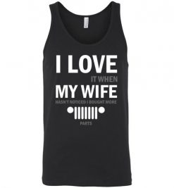 24.95$ - I love My Wife Funny Jeep lovers Unisex Tank