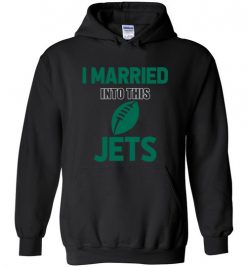 $18.95 – I Married Into This New York Jets Funny Football NFL T-Shirt, Hoodie, Tank, Long Sleeve, Ugly Christmas Sweater