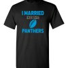 $18.95 – I Married Into This Carolina Panthers Funny Football NFL T-Shirt, Hoodie, Tank, Long Sleeve, Ugly Christmas Sweater