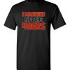 $18.95 – I Married Into This San Francisco 49ers Football NFL T-Shirt, Hoodie, Tank, Long Sleeve, Ugly Christmas Sweater