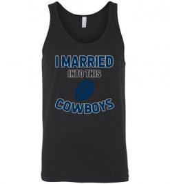 $18.95 – I Married Into This Dallas Cowboys Funny Football NFL T-Shirt, Hoodie, Tank, Long Sleeve, Ugly Christmas Sweater