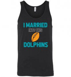 $18.95 – I Married Into This Miami Dolphins Funny Football NFL T-Shirt, Hoodie, Tank, Long Sleeve, Ugly Christmas Sweater