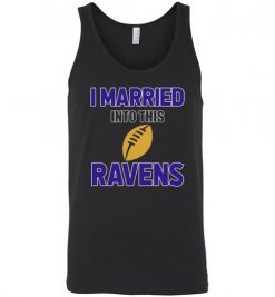 $18.95 – I Married Into This Baltimore Ravens Funny Football NFL T-Shirt, Hoodie, Tank, Long Sleeve, Ugly Christmas Sweater