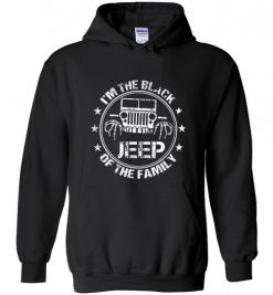 $18.95 – I'm the Black of The Family: Jeep Skeleton Halloween T-Shirt