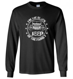 $18.95 – I'm the Black of The Family: Jeep Skeleton Halloween T-Shirt