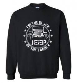 $18.95 – I'm the Black of The Family: Jeep Skeleton Halloween T-Shirt