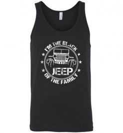 $18.95 – I'm the Black of The Family: Jeep Skeleton Halloween T-Shirt